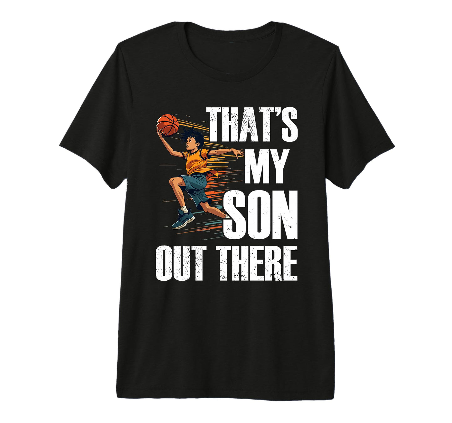 Game Day Basketball Mom Tri Blend T-Shirt - Trendy Graphic for Adults - T-Shirt, Sweatshirt, Hoodie