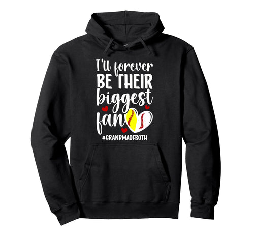 Their Biggest Fan Grandma Both Hoodie - Casual Everyday Wear Unisex - T-Shirt, Sweatshirt, Hoodie