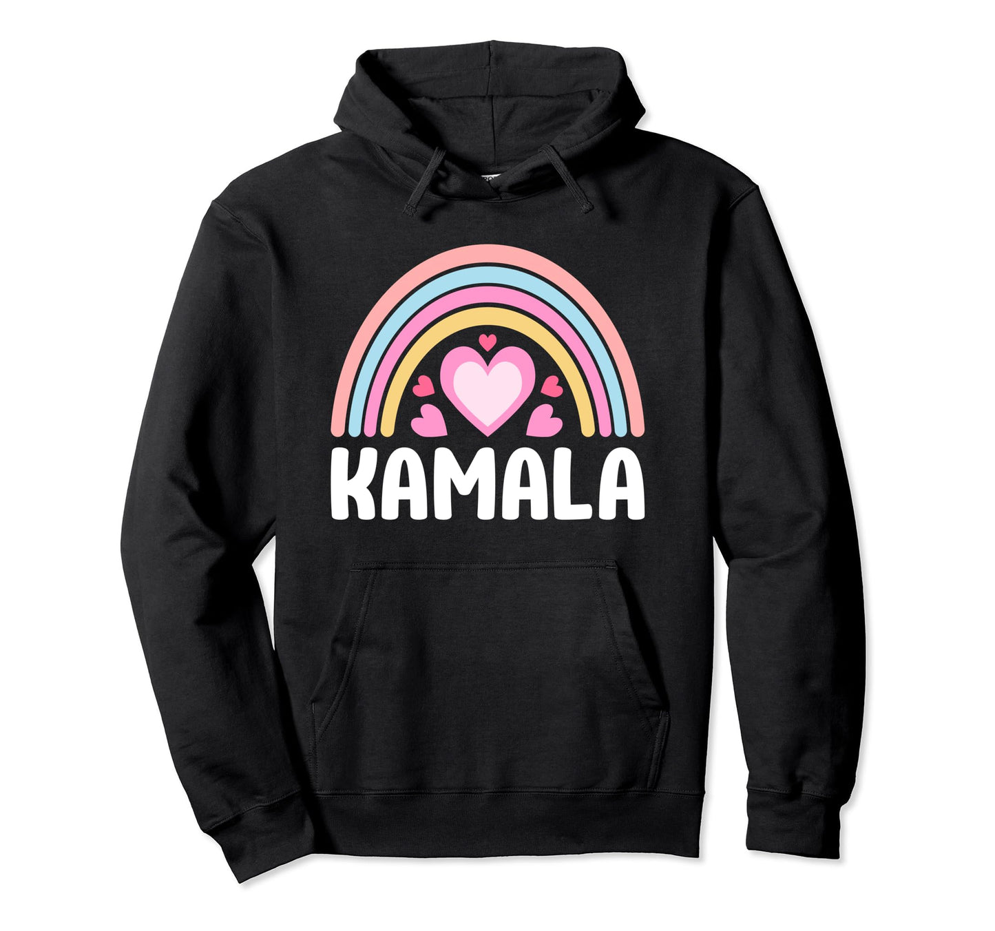 Kamala Harris Rainbow Hoodie - Novelty Apparel Unisex - T-Shirt, Sweatshirt, Hoodie