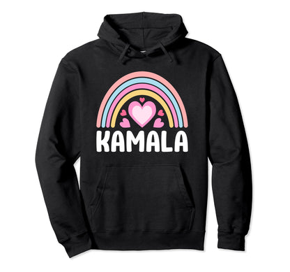 Kamala Harris Rainbow Hoodie - Novelty Apparel Unisex - T-Shirt, Sweatshirt, Hoodie