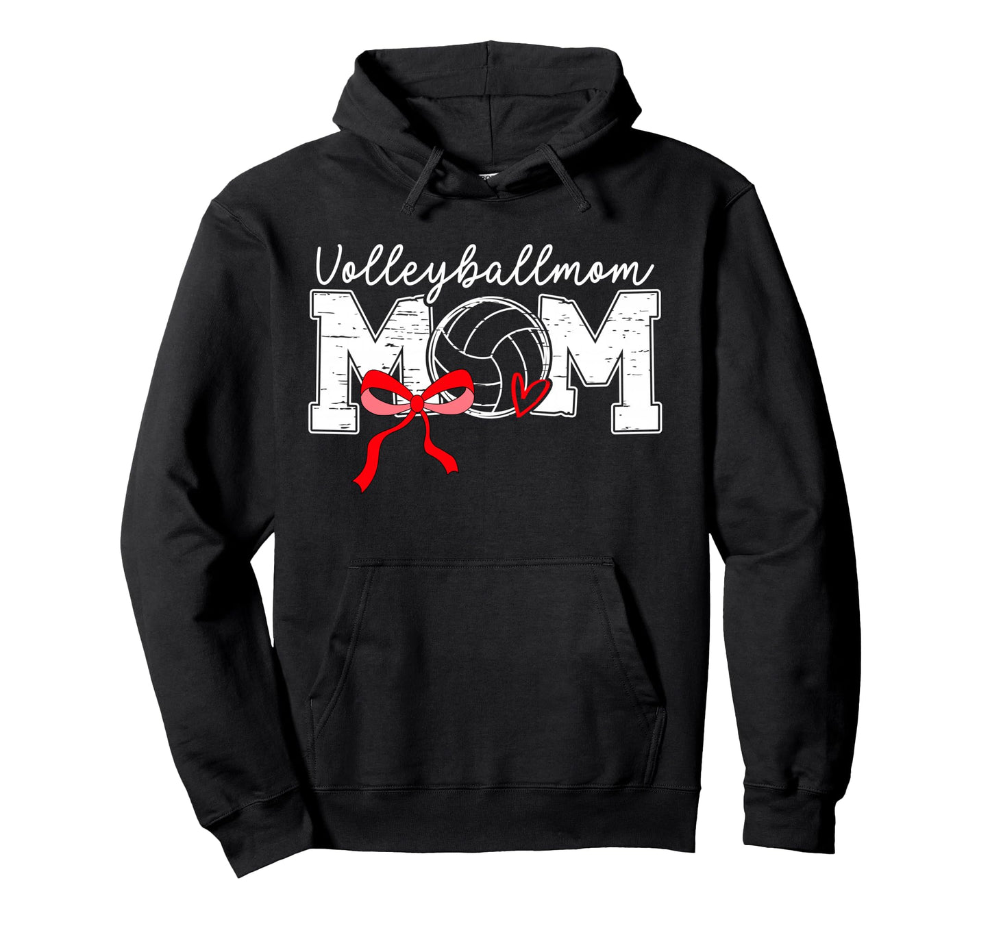 Volleyball Mom Game Day Sports Coquette Hoodie - Novelty Apparel Unisex - T-Shirt, Sweatshirt, Hoodie