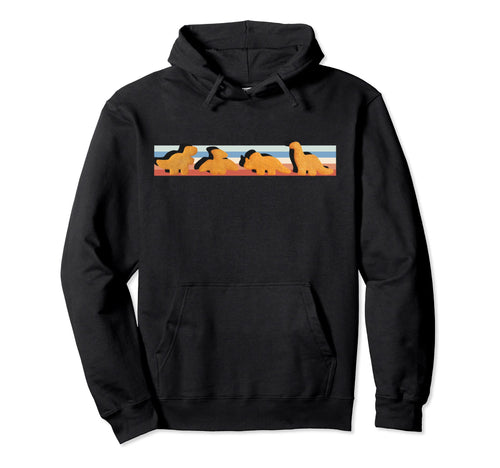 Dinos Chicken Nuggets Pattern Funny Vinatge Hoodie - Graphic Print Unisex - T-Shirt, Sweatshirt, Hoodie