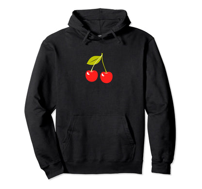 Cherry Pocket Fruit Lover Sweet Bomb Hoodie - Aesthetic Graphic Unisex - T-Shirt, Sweatshirt, Hoodie