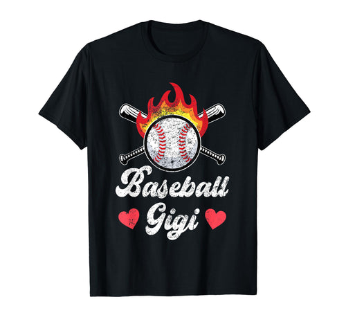 Baseball Gigi Grandma Granny Mothers T-Shirt - Unique Graphic Men Women - T-Shirt, Sweatshirt, Hoodie