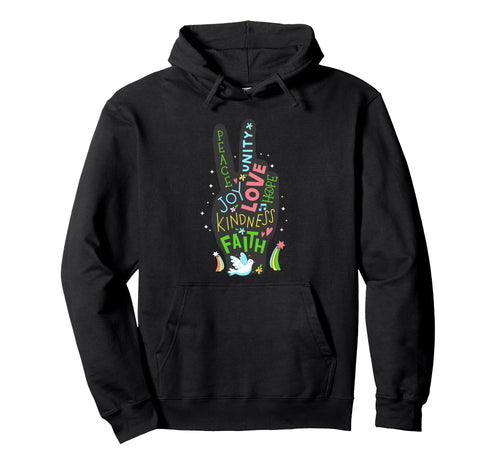 Peace Sign Hippie Symbol 60S 70S Groovy Hoodie - Graphic Print for Adults - T-Shirt, Sweatshirt, Hoodie