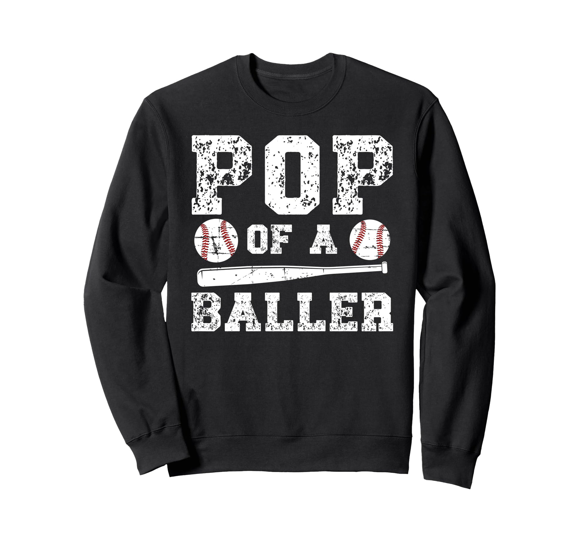 Pop Baller Baseball Pop Baseball Sweatshirt - Fun Novelty Design Men Women - T-Shirt, Sweatshirt, Hoodie