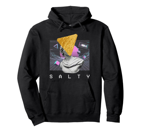 Salty Vaporwave Aesthetic Statue Hoodie - Aesthetic Graphic Unisex - T-Shirt, Sweatshirt, Hoodie