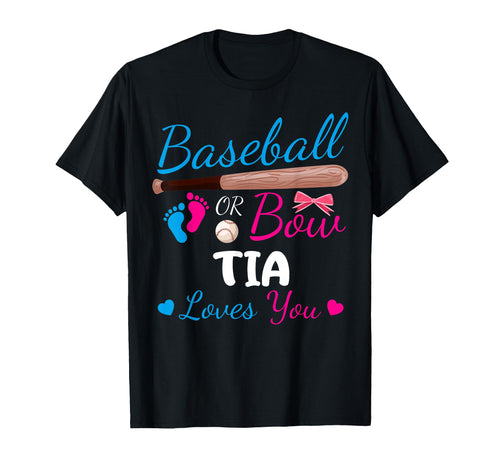 Baseball Or Bow Tia Loves You Proud Player T-Shirt - Graphic Print Unisex - T-Shirt, Sweatshirt, Hoodie