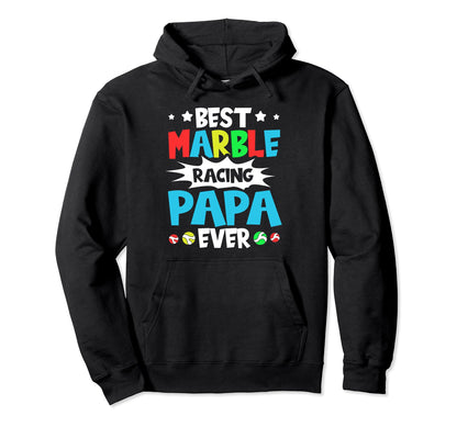 Best Marble Racing Papa Ever Marble Hoodie - Minimalist Print Unisex - T-Shirt, Sweatshirt, Hoodie