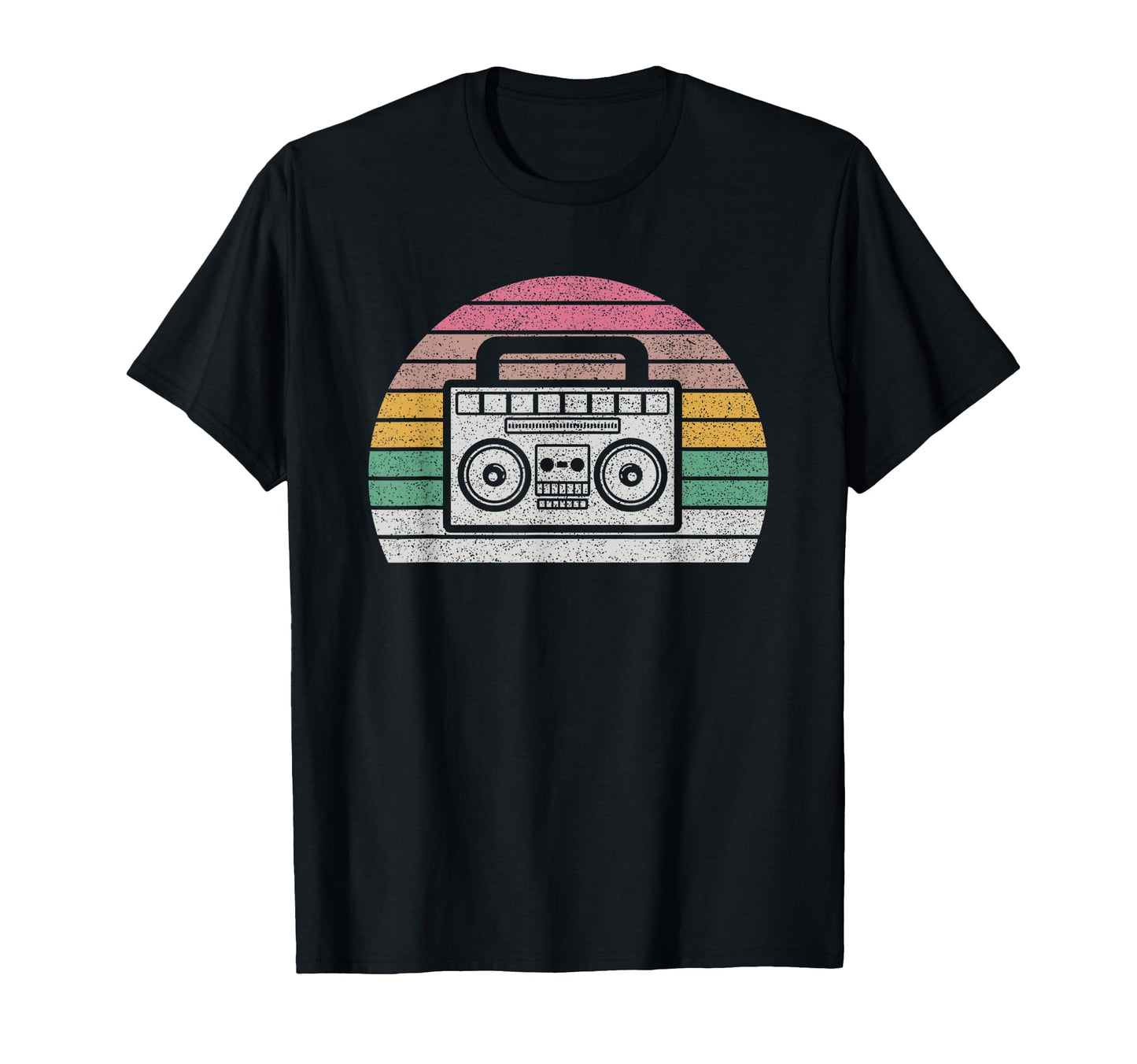 80S 90S Boombox Sunset T-Shirt - Graphic Print Men Women - T-Shirt, Sweatshirt, Hoodie