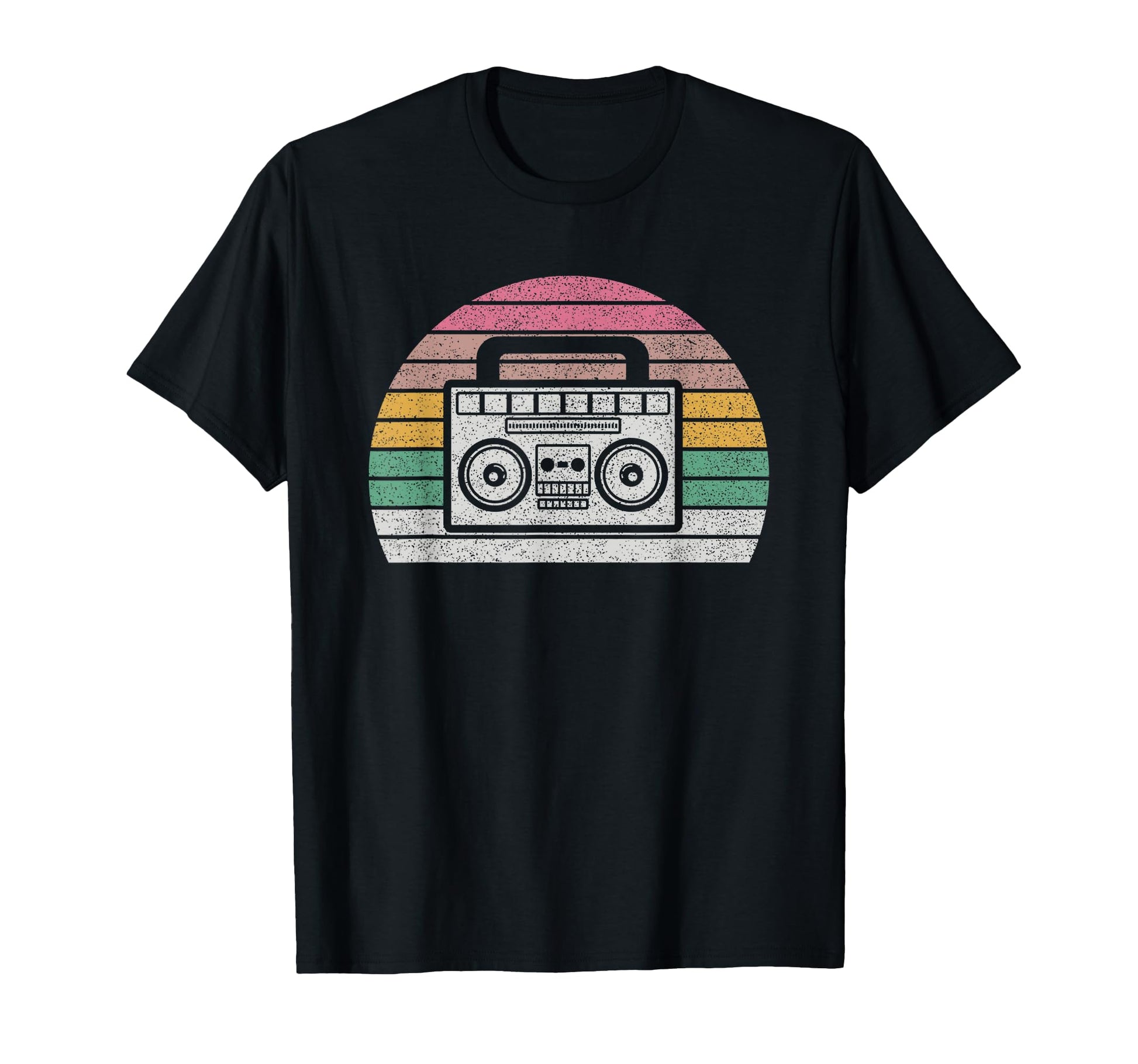80S 90S Boombox Sunset T-Shirt - Graphic Print Men Women - T-Shirt, Sweatshirt, Hoodie