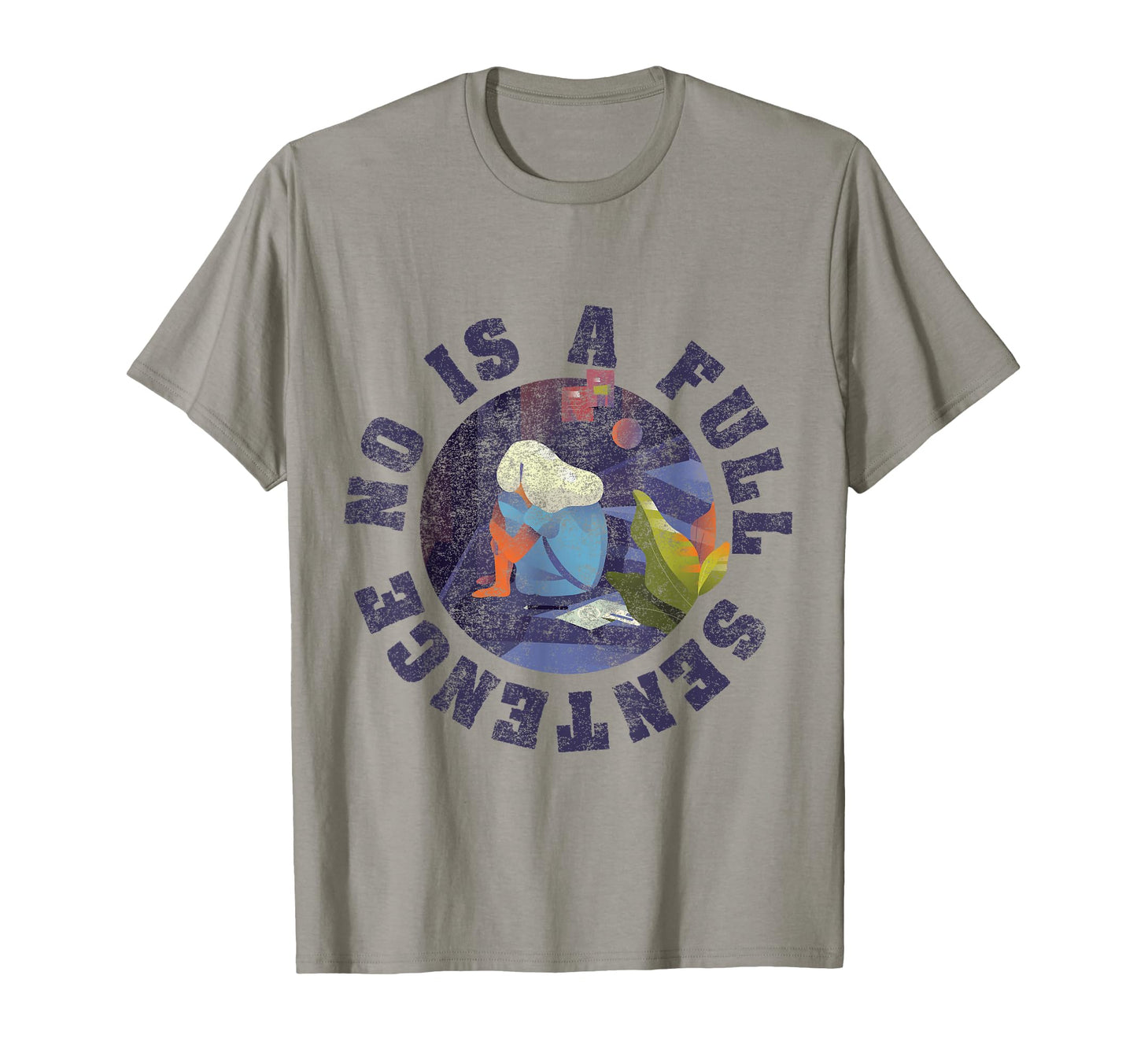 No Is Full Sentence Egirl Vaporwave T-Shirt - Graphic Print Men Women - T-Shirt, Sweatshirt, Hoodie