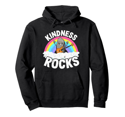 Anti Bullying Rainbow Music Teacher Hoodie - Aesthetic Graphic Unisex - T-Shirt, Sweatshirt, Hoodie