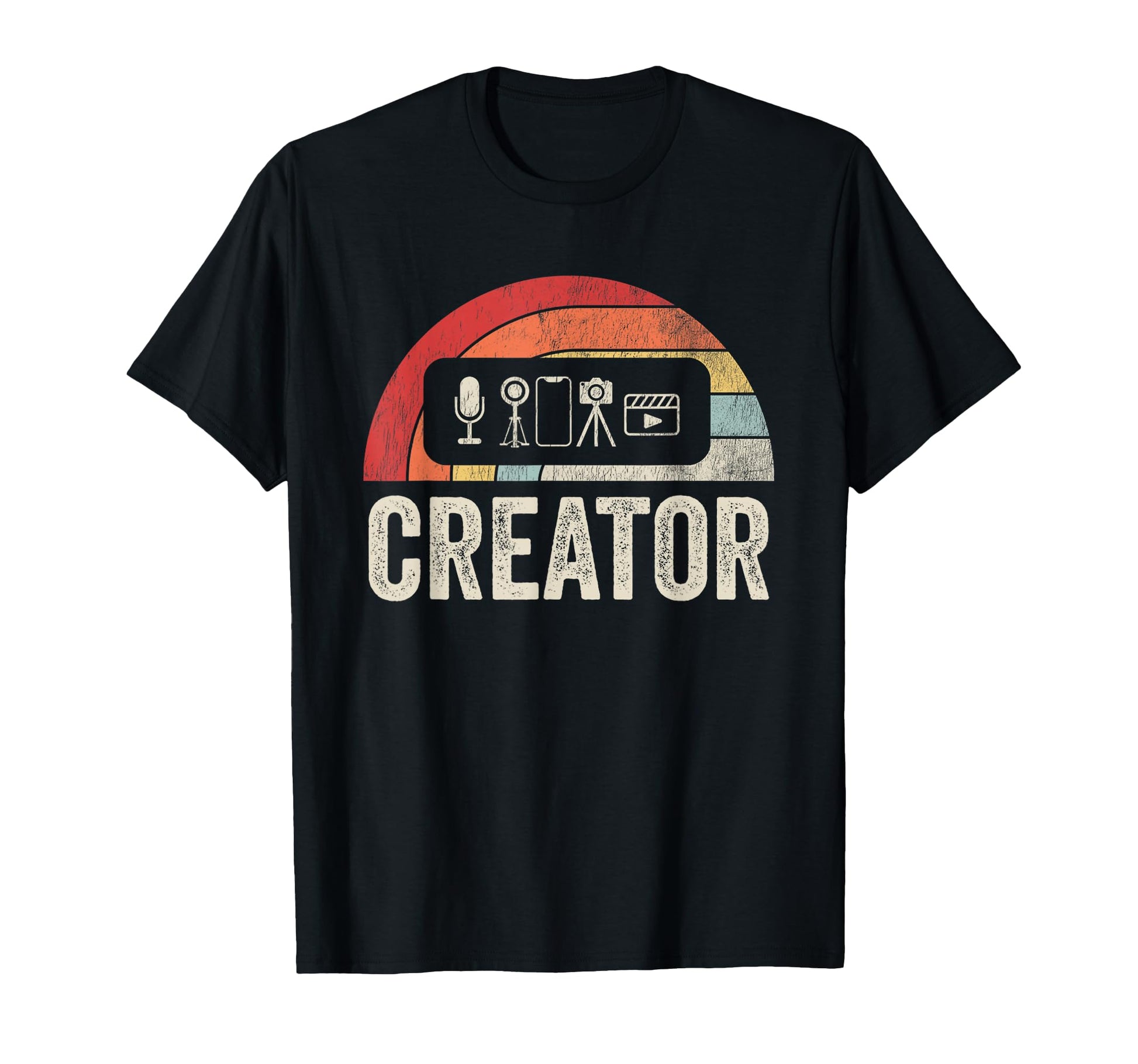 Content Creator Sunset T-Shirt - Casual Everyday Wear Unisex - T-Shirt, Sweatshirt, Hoodie