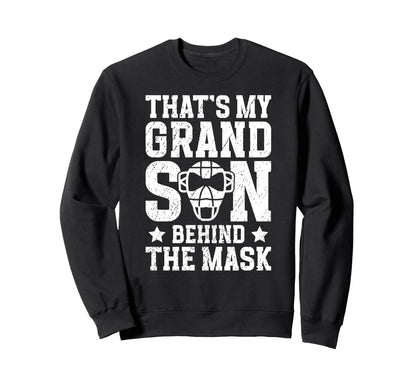 Proud Baseball Catcher Grandma Sweatshirt - Novelty Apparel Men Women - T-Shirt, Sweatshirt, Hoodie