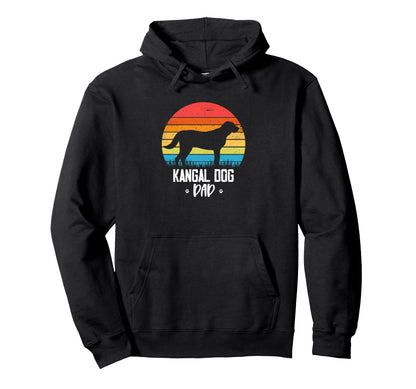 Kangal Dog Dad Rainbow Hoodie - Graphic Print Unisex - T-Shirt, Sweatshirt, Hoodie