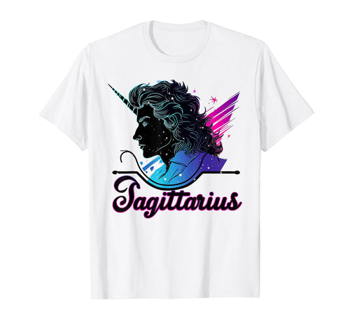 Sagittarius Zodiac Astrology Symbol T-Shirt - Minimalist Print for Adults - T-Shirt, Sweatshirt, Hoodie