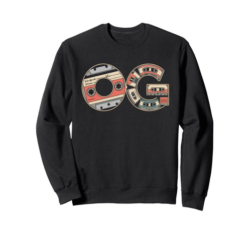 Old School Og Hip Hop Vinyl Cds Sweatshirt - Novelty Apparel Men Women - T-Shirt, Sweatshirt, Hoodie