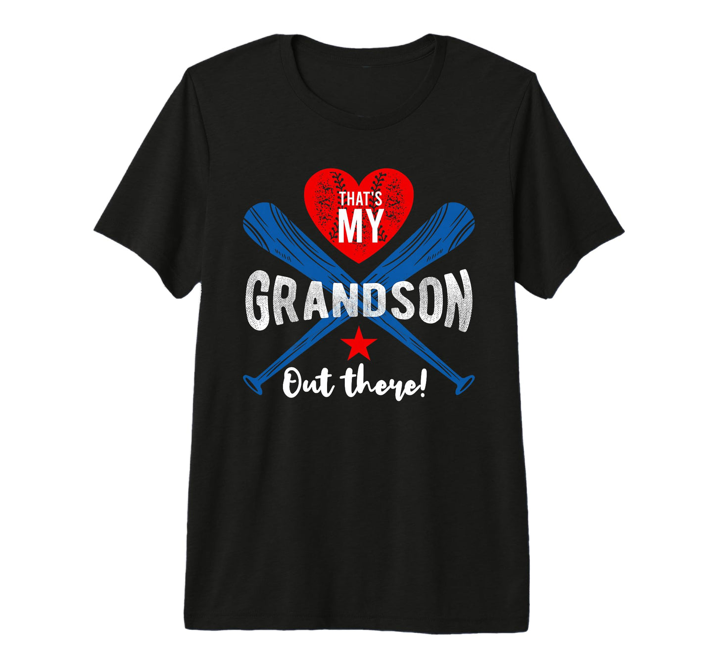 Grandma Grandfather Thats My Grandsond Out T-Shirt - Unique Graphic Unisex - T-Shirt, Sweatshirt, Hoodie