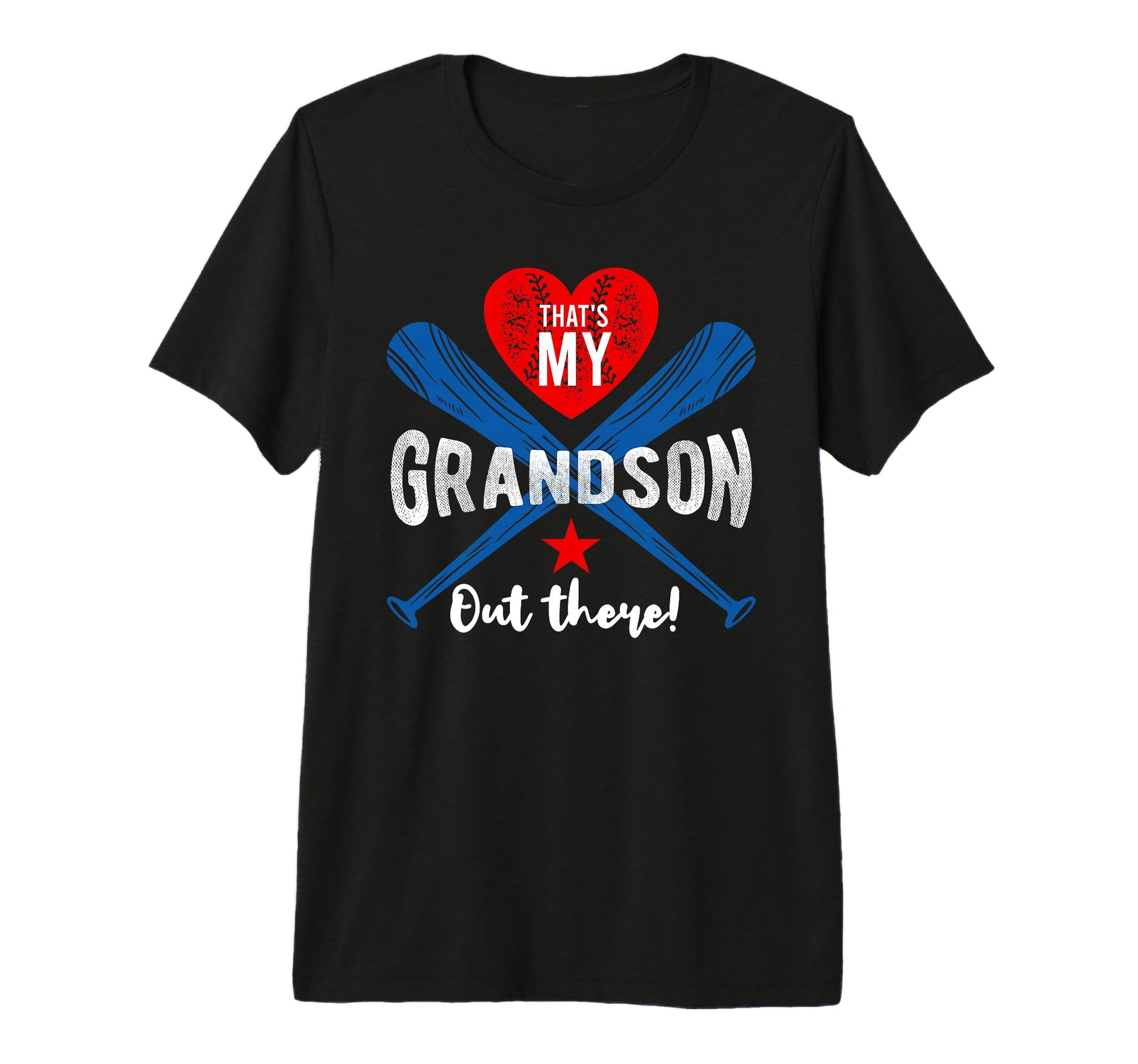 Grandma Grandfather Thats My Grandsond Out T-Shirt - Unique Graphic Unisex - T-Shirt, Sweatshirt, Hoodie