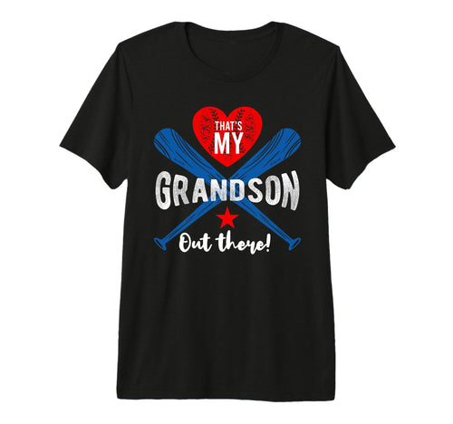 Grandma Grandfather Thats My Grandsond Out T-Shirt - Unique Graphic Unisex - T-Shirt, Sweatshirt, Hoodie