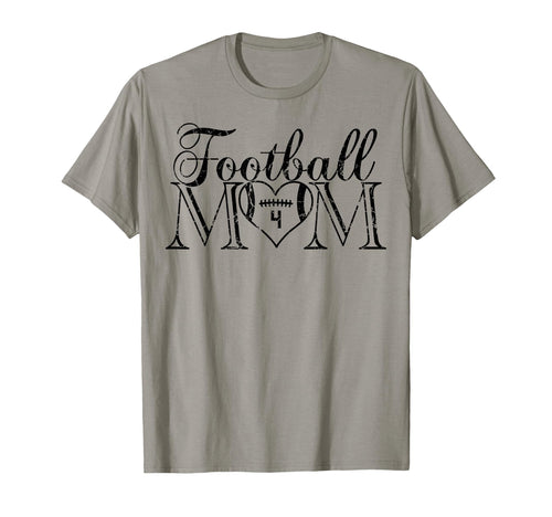 Football Mom Black Number 4 Jersey T-Shirt - Casual Everyday Wear Unisex - T-Shirt, Sweatshirt, Hoodie