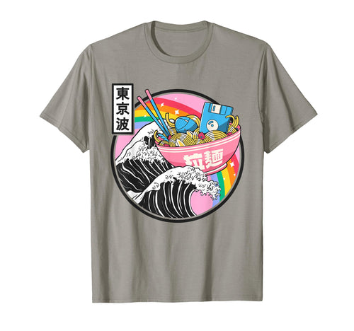 Computer Ramen Noodles Great Wave T-Shirt - Streetwear Style Men Women - T-Shirt, Sweatshirt, Hoodie