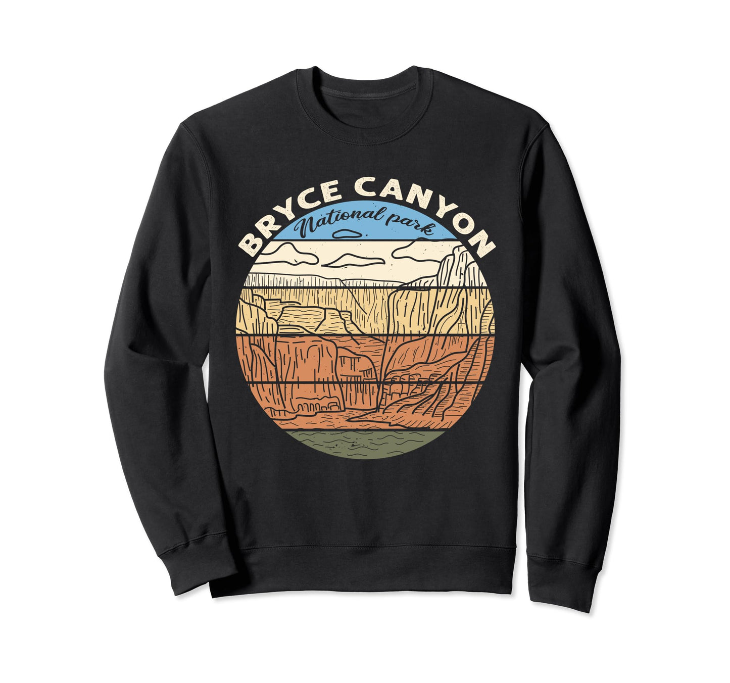 Bryce Canyon National Park Utah Sweatshirt - Custom Art Print Unisex - T-Shirt, Sweatshirt, Hoodie