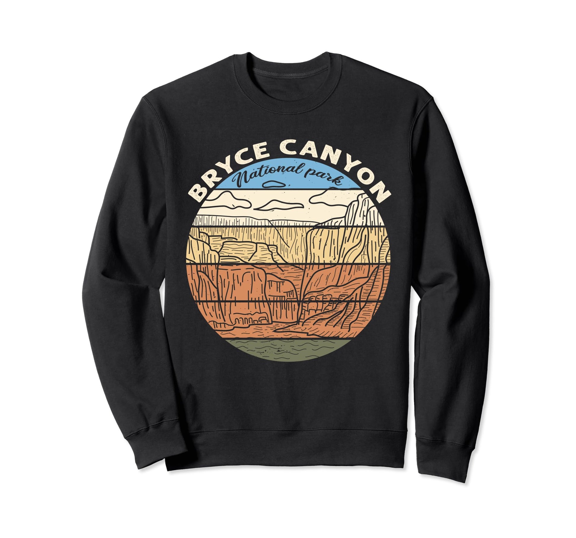 Bryce Canyon National Park Utah Sweatshirt - Custom Art Print Unisex - T-Shirt, Sweatshirt, Hoodie