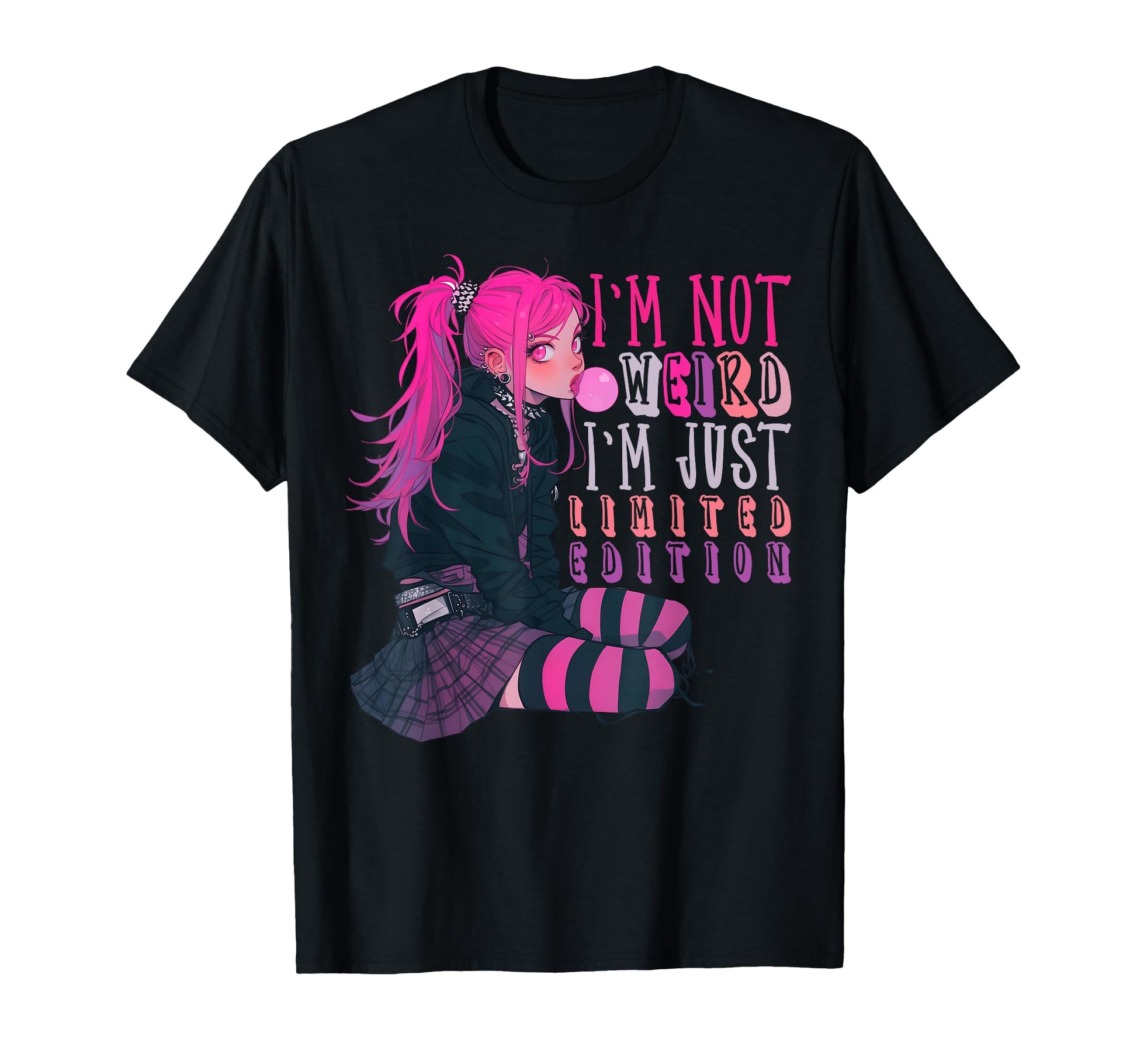 Not Weird Anime E Soft Grunge T-Shirt - Casual Everyday Wear for Adults - T-Shirt, Sweatshirt, Hoodie