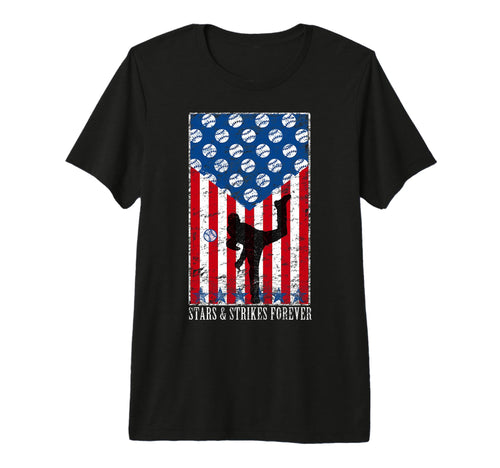 Pitching Stars And Strikes Baseball T-Shirt - Aesthetic Graphic for Adults - T-Shirt, Sweatshirt, Hoodie