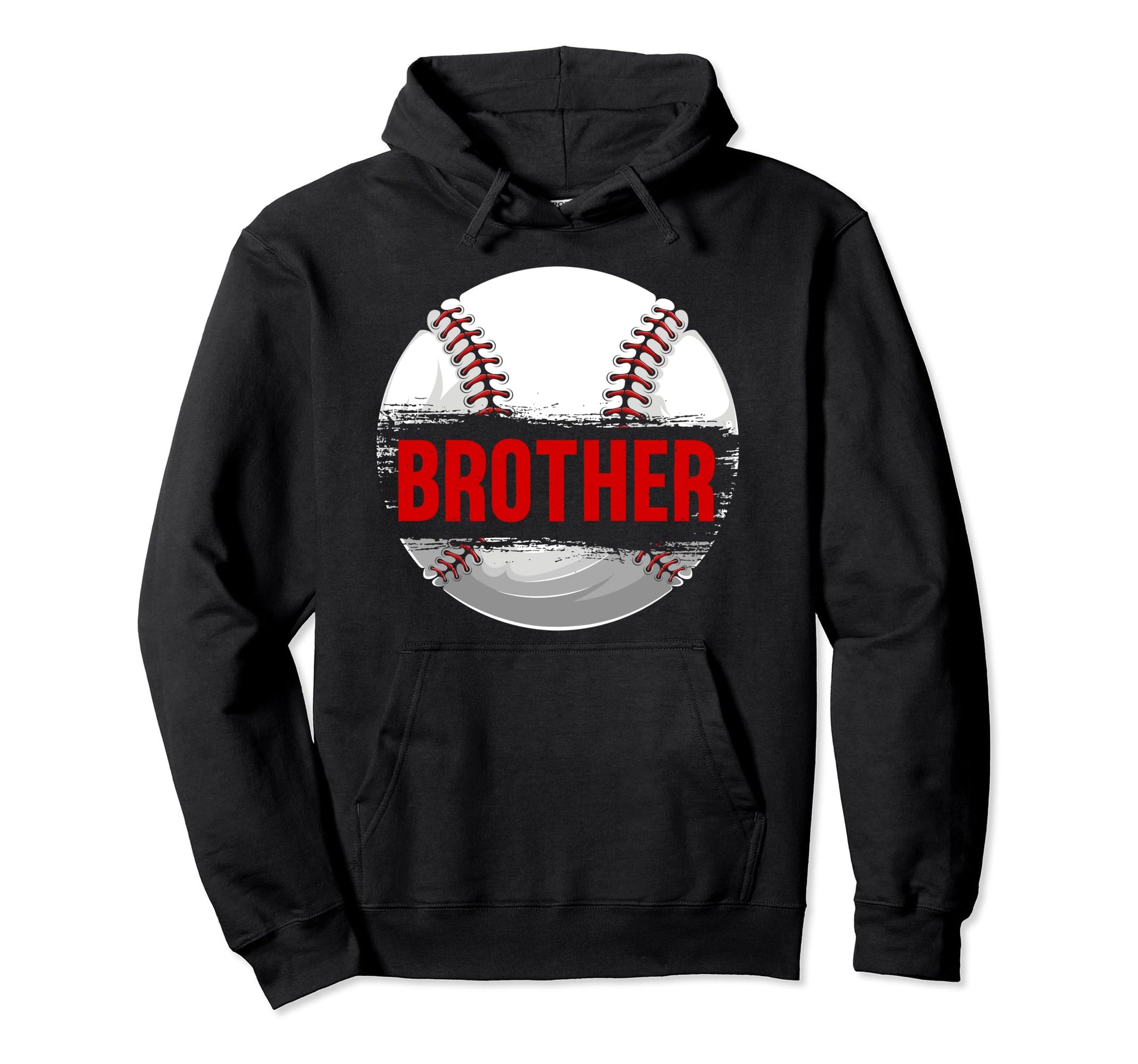 Brother Baseball Player Proud Baseball Hoodie - Novelty Apparel for Adults - T-Shirt, Sweatshirt, Hoodie