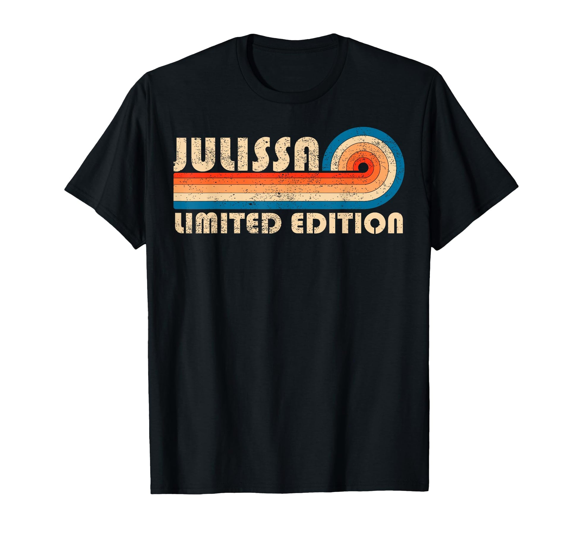 Julissa 70S 80S Sunset Stripe T-Shirt - Graphic Print for Adults - T-Shirt, Sweatshirt, Hoodie