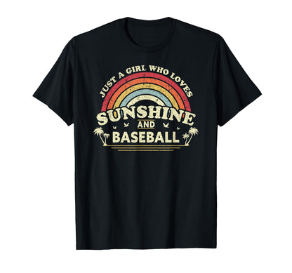 Baseball Who Loves Sunshine And T-Shirt - Streetwear Style for Adults - T-Shirt, Sweatshirt, Hoodie