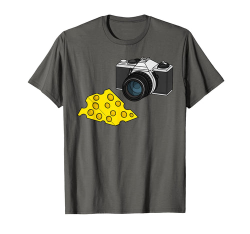 Camera Cheese Photographer Photography T-Shirt - Unique Graphic for Adults - T-Shirt, Sweatshirt, Hoodie