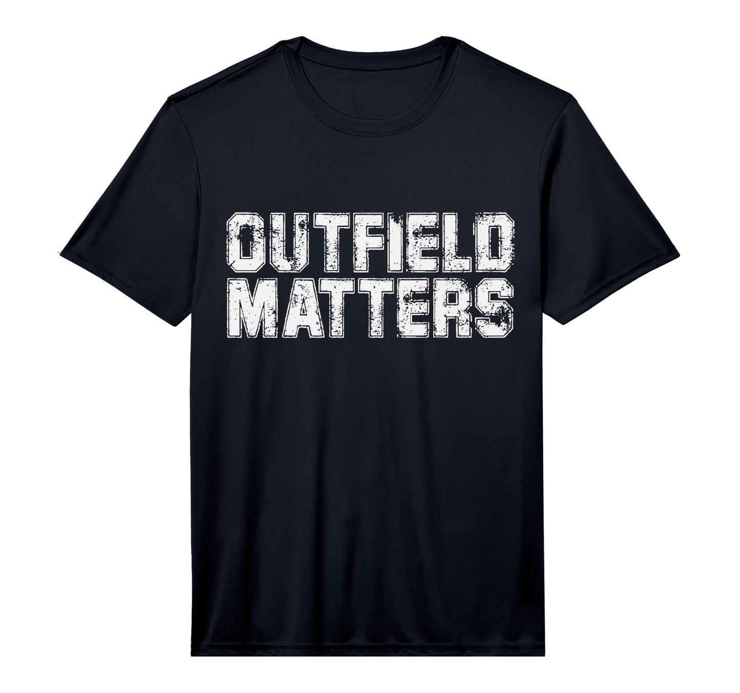 Mens Funny Baseball Outfield Matters T-Shirt - Unique Graphic Unisex - T-Shirt, Sweatshirt, Hoodie