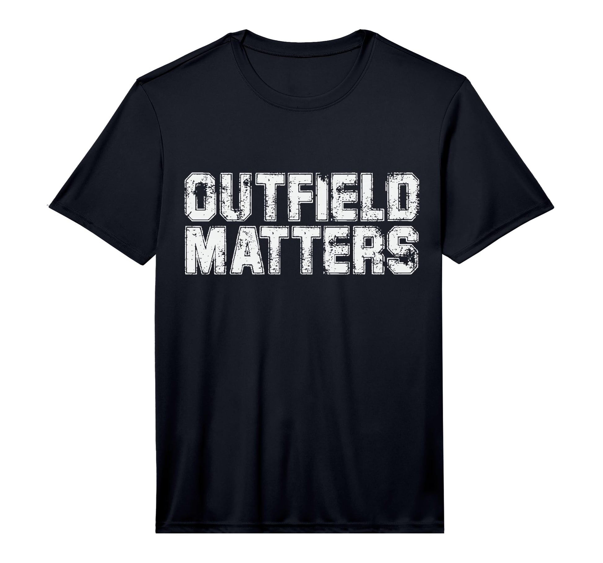 Mens Funny Baseball Outfield Matters T-Shirt - Unique Graphic Unisex - T-Shirt, Sweatshirt, Hoodie