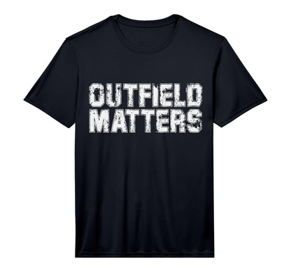 Mens Funny Baseball Outfield Matters T-Shirt - Unique Graphic Unisex - T-Shirt, Sweatshirt, Hoodie