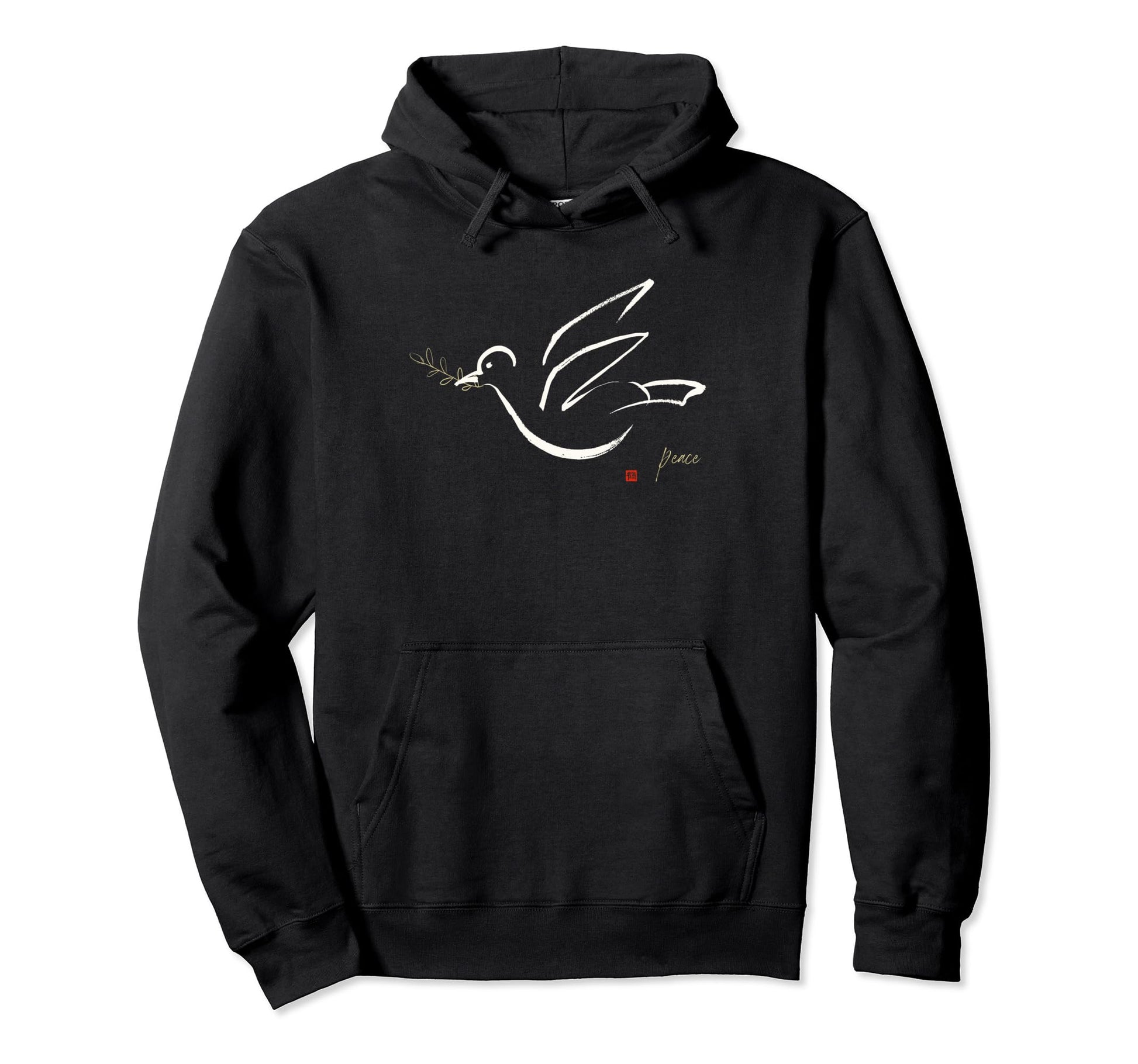 Symbol Peace Olive Branch And Dove Hoodie - Streetwear Style for Adults - T-Shirt, Sweatshirt, Hoodie