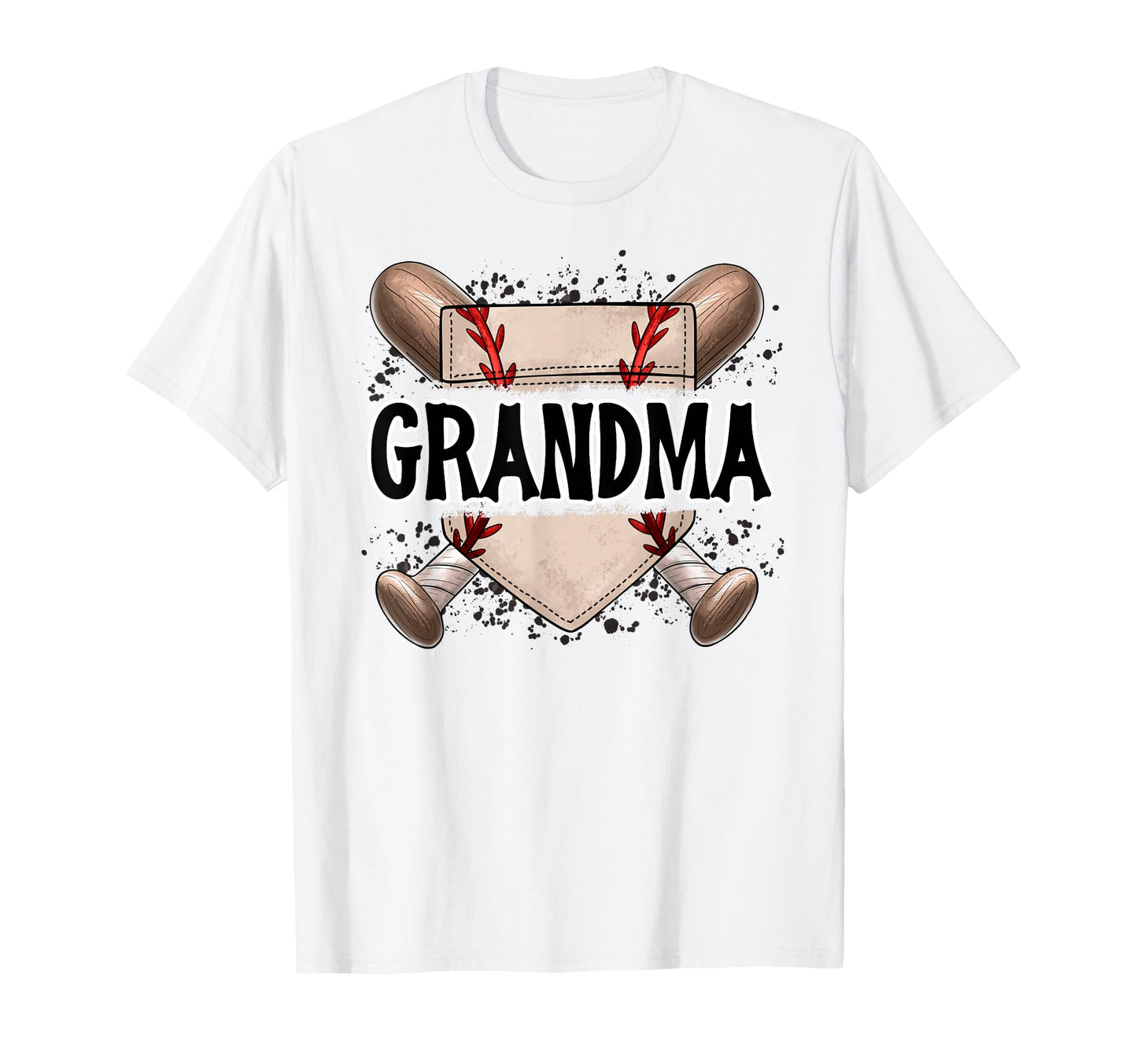 Grandma Baseball Home Plate Nana Mimi T-Shirt - Minimalist Print Unisex - T-Shirt, Sweatshirt, Hoodie