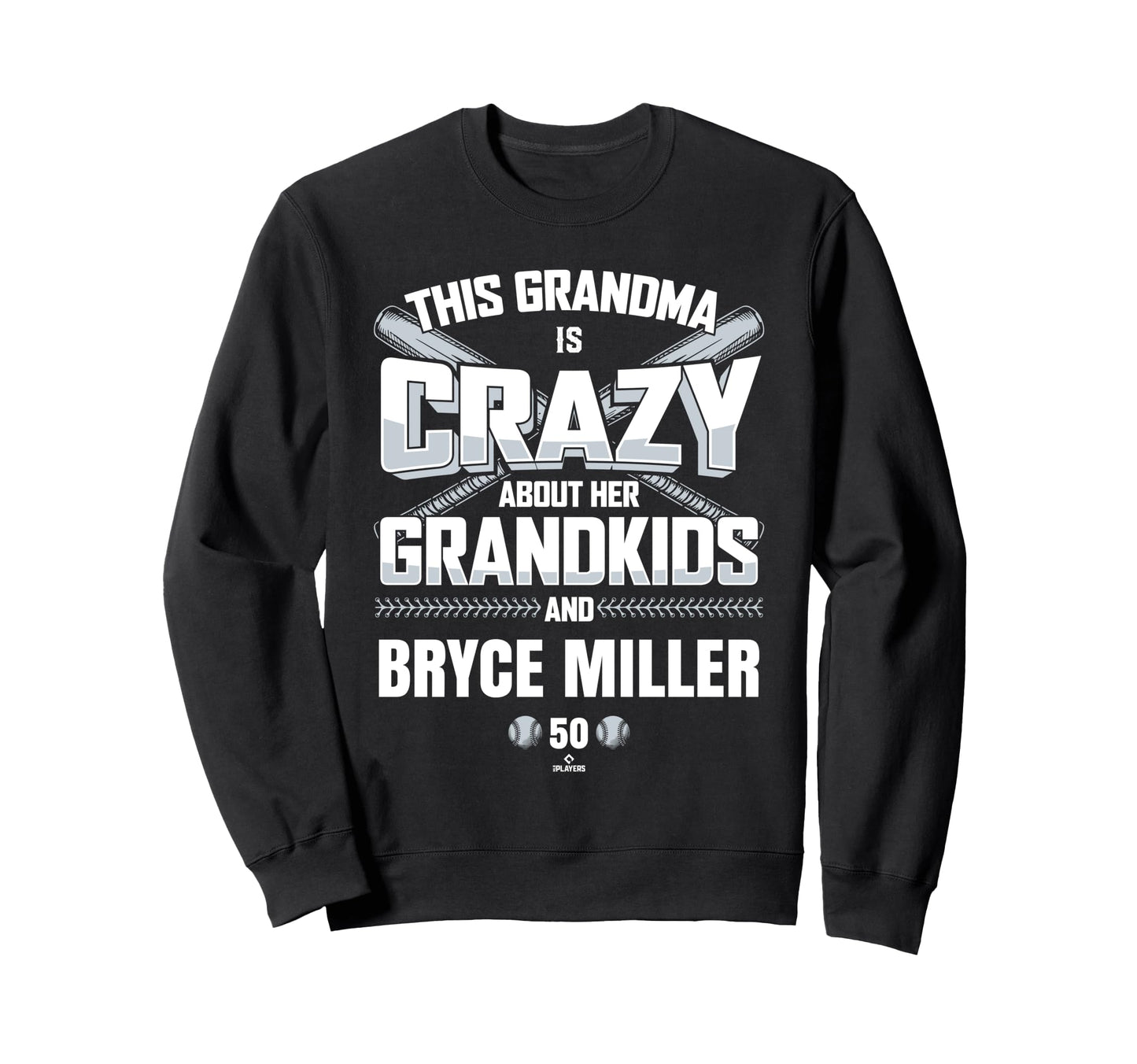 Grandma Crazy Bryce Miller Seattle Sweatshirt - Trendy Graphic Unisex - T-Shirt, Sweatshirt, Hoodie