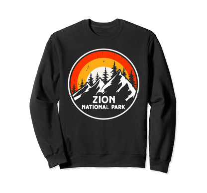 Zion National Park Mountain Sweatshirt - Casual Everyday Wear Men Women - T-Shirt, Sweatshirt, Hoodie