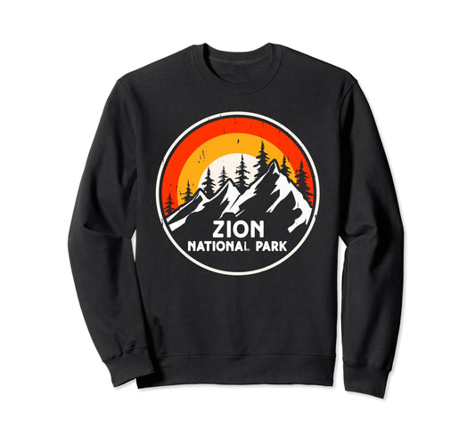 Zion National Park Mountain Sweatshirt - Casual Everyday Wear Men Women - T-Shirt, Sweatshirt, Hoodie