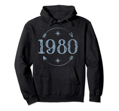 1980 42 Yo 42Th Birthday Boho Hoodie - Graphic Print Men Women - T-Shirt, Sweatshirt, Hoodie