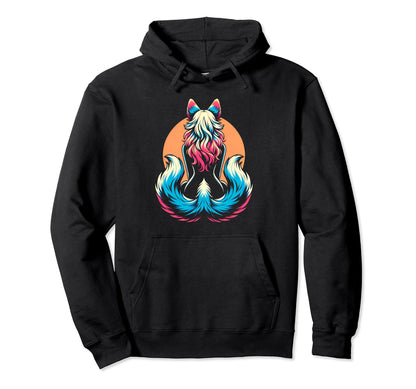 Therian Pride Month Furry Wolf Tail Wolf Hoodie - Custom Art Print Unisex - T-Shirt, Sweatshirt, Hoodie