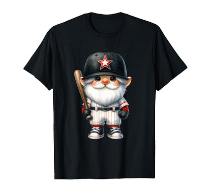 Funny Baseball Gnome Grandpa T-Shirt - Minimalist Print for Adults - T-Shirt, Sweatshirt, Hoodie