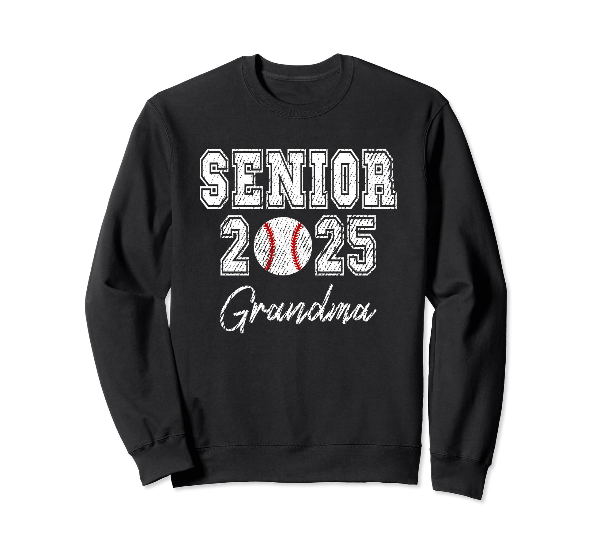Class 2025 Senior Baseball Player Sweatshirt - Streetwear Style for Adults - T-Shirt, Sweatshirt, Hoodie