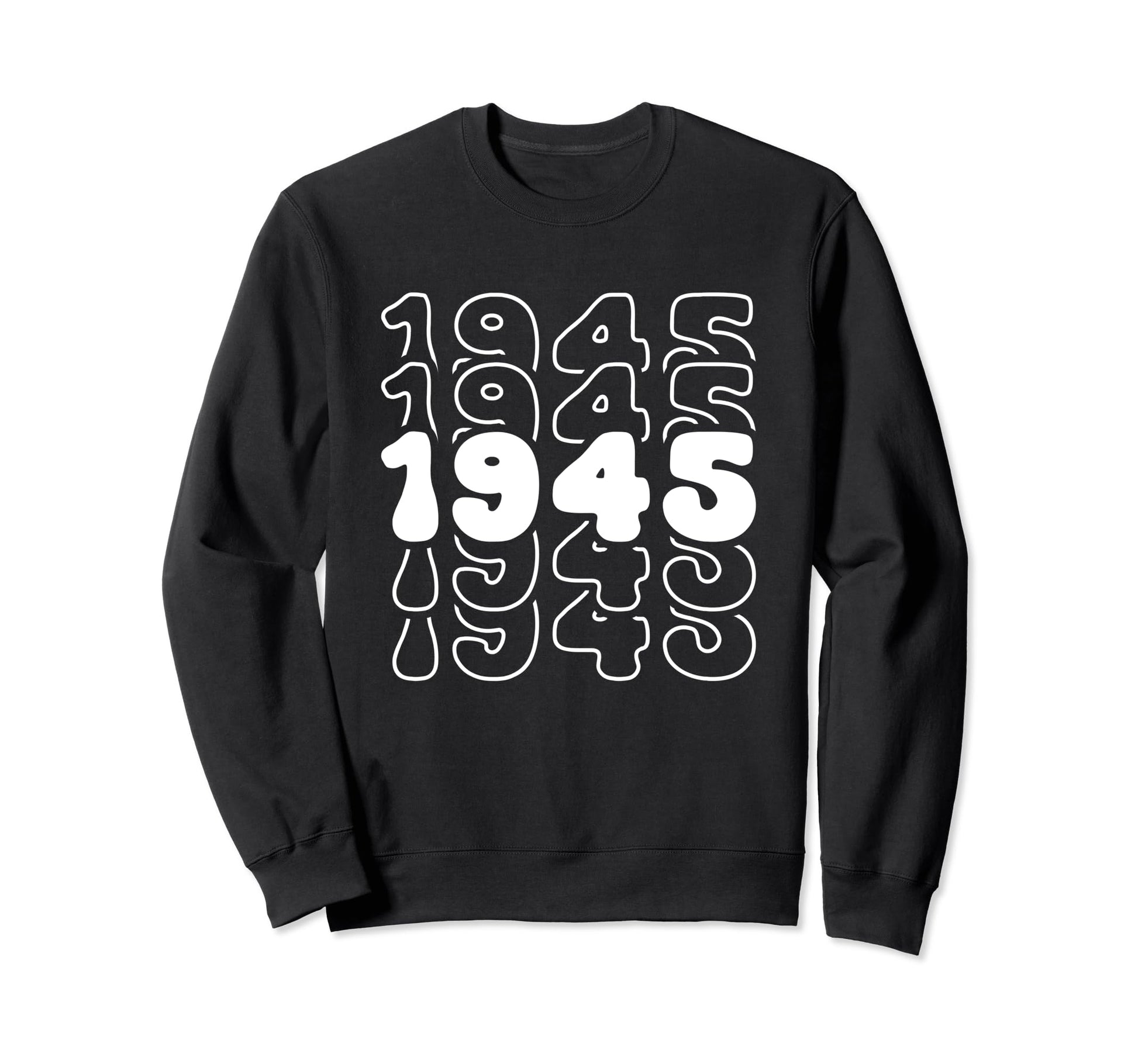 79 Year Old Groovy 79Th Birthday Sweatshirt - Unique Graphic Men Women - T-Shirt, Sweatshirt, Hoodie
