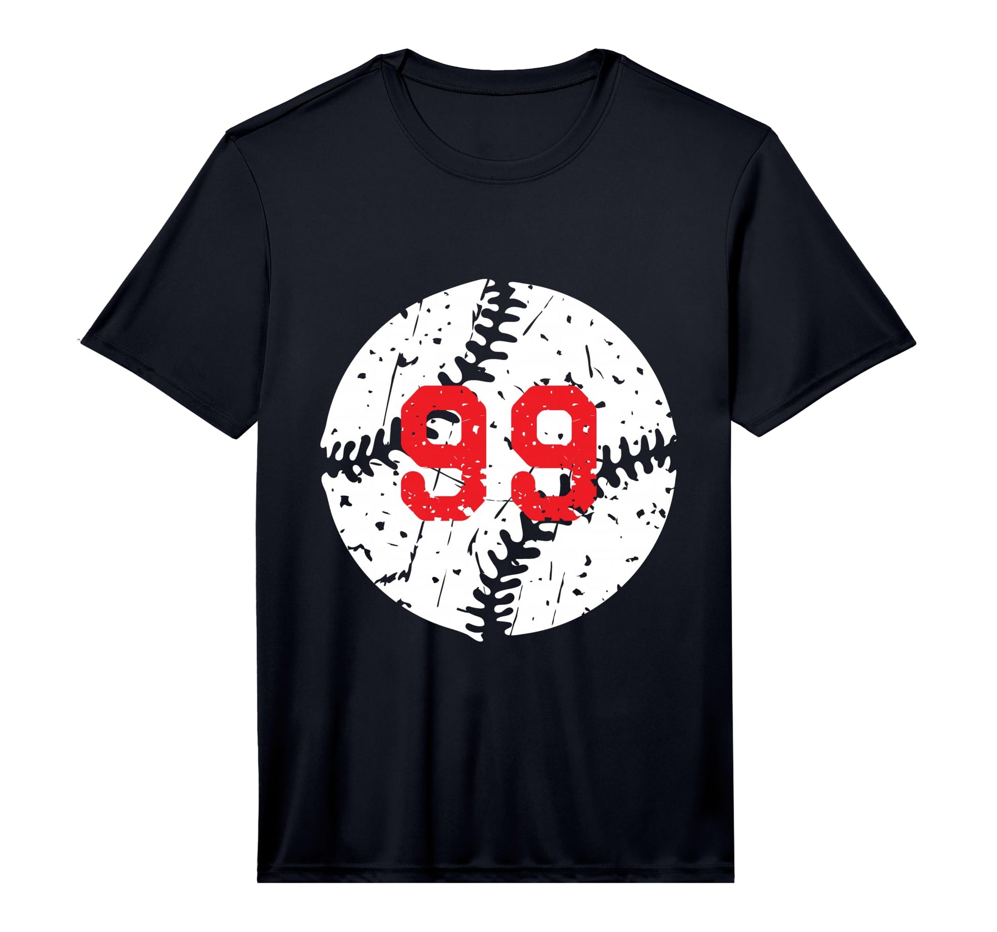 Number 99 Baseball Softball Number 99 T-Shirt - Trendy Graphic for Adults - T-Shirt, Sweatshirt, Hoodie