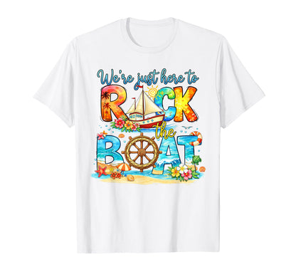 Cruise Trip Cruising Family Were Here T-Shirt - Unique Graphic for Adults - T-Shirt, Sweatshirt, Hoodie